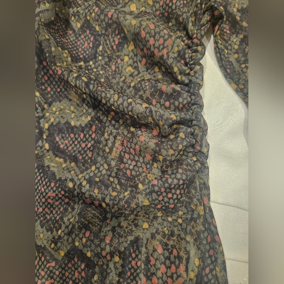 All Saints Multicolor Patterned Top - Picture 2 of 6